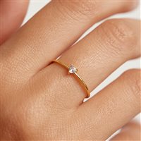 Anello PDPaola Donna Ultra Basics in Argento Zirconia AN01-223-14 - AN01-223-14